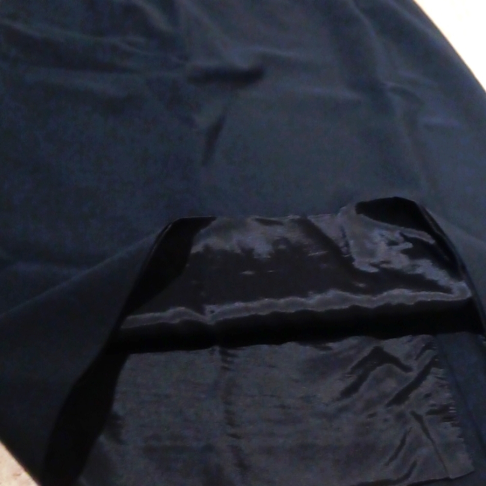 Authentic GIANNI VERSACE Runway Black Wool Blend Pencil Skirt - Picture 5 of 6